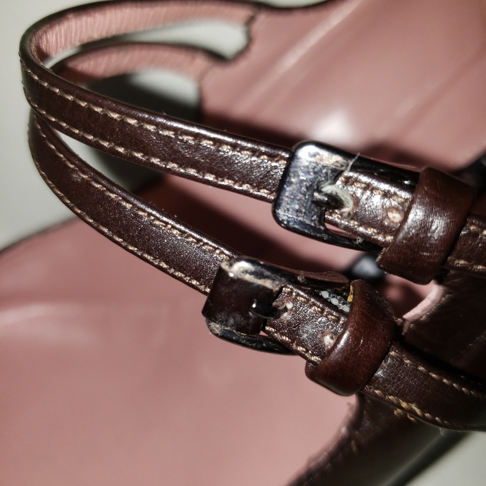 FRATELLI ROSSETI CHOCOLATE BROWN DOUBLE STRAP MARY - Picture 5 of 8